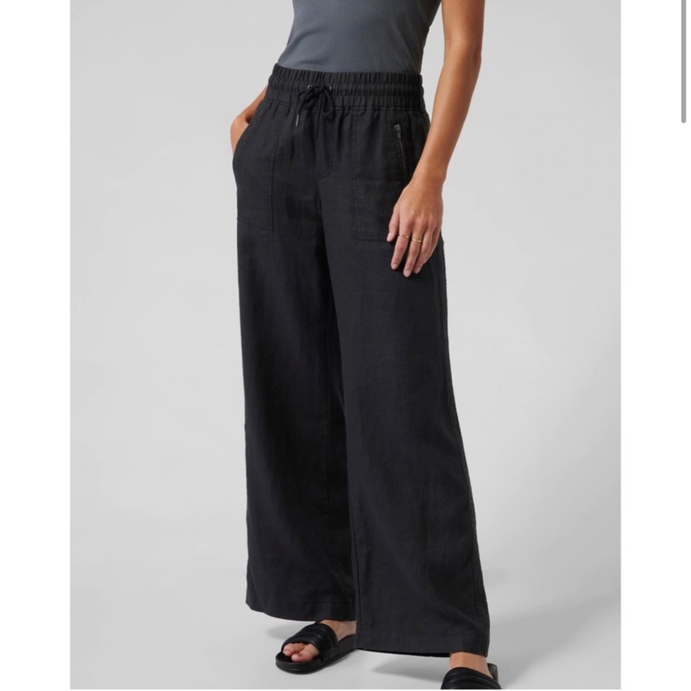 Athleta Black Wide Leg Palazzo Pants